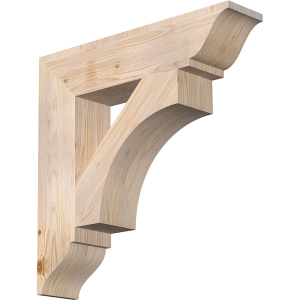 Ekena Millwork Westlake Traditional Smooth Bracket, Douglas Fir, 5 1/2"W x 26"D x 26"H BKT06X26X26WTL01SDF - main